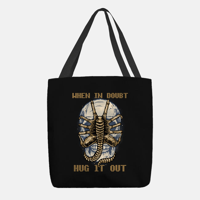 When In Doubt Hug It Out-None-Basic Tote-Bag-glitchygorilla