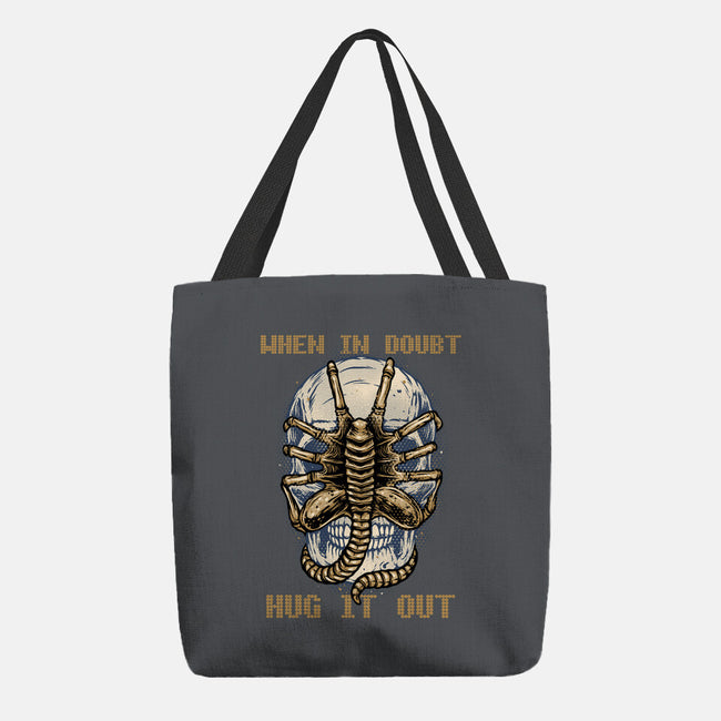 When In Doubt Hug It Out-None-Basic Tote-Bag-glitchygorilla