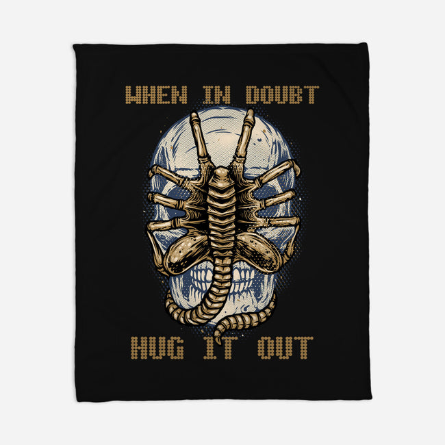 When In Doubt Hug It Out-None-Fleece-Blanket-glitchygorilla