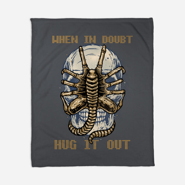 When In Doubt Hug It Out-None-Fleece-Blanket-glitchygorilla