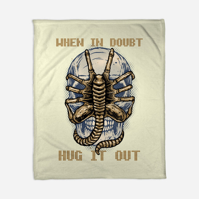 When In Doubt Hug It Out-None-Fleece-Blanket-glitchygorilla