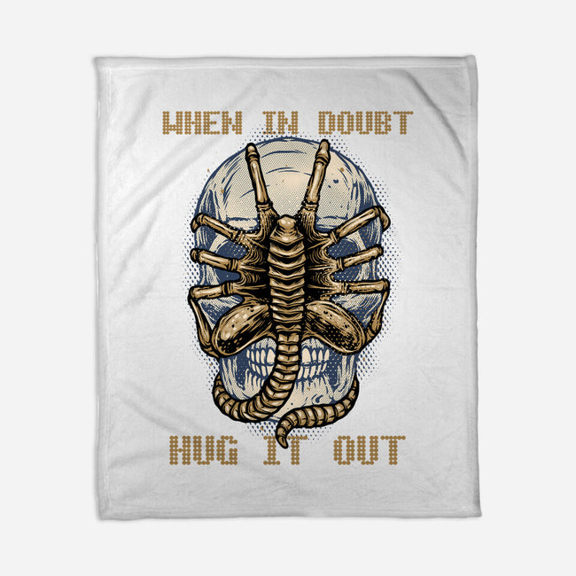 When In Doubt Hug It Out-None-Fleece-Blanket-glitchygorilla