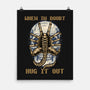 When In Doubt Hug It Out-None-Matte-Poster-glitchygorilla