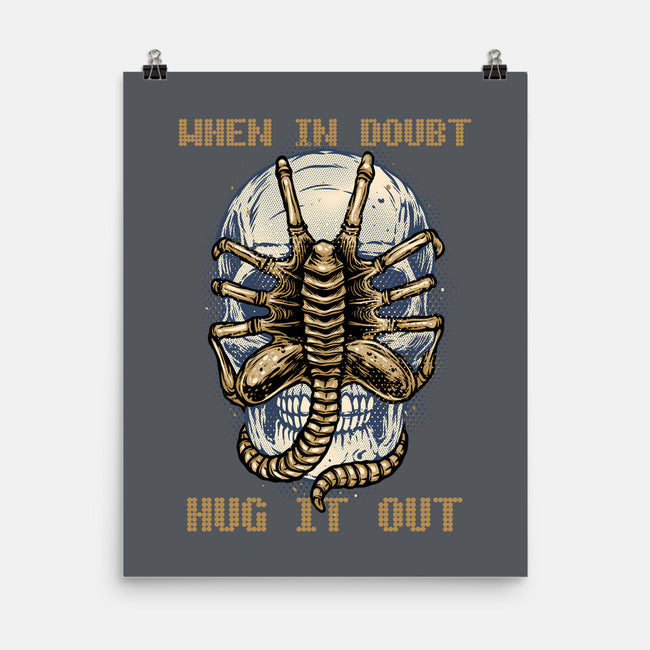 When In Doubt Hug It Out-None-Matte-Poster-glitchygorilla