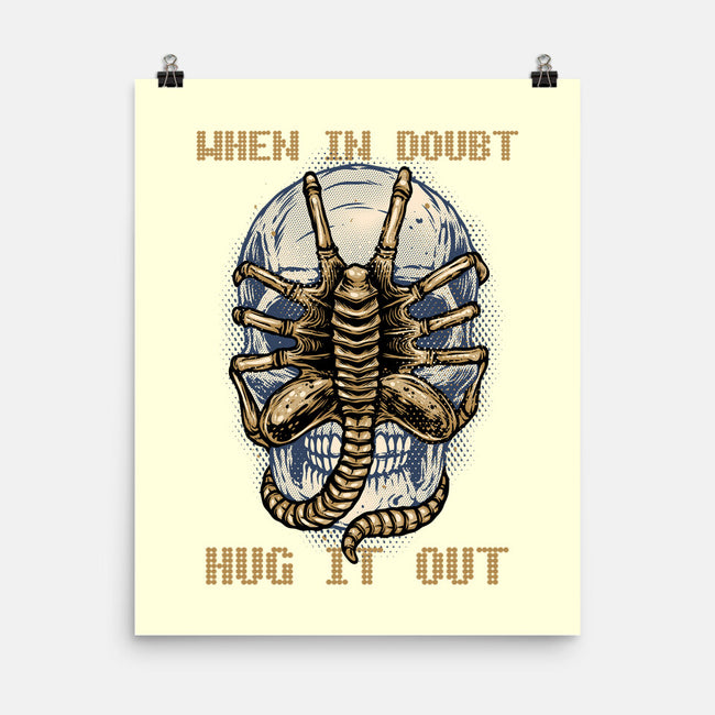 When In Doubt Hug It Out-None-Matte-Poster-glitchygorilla