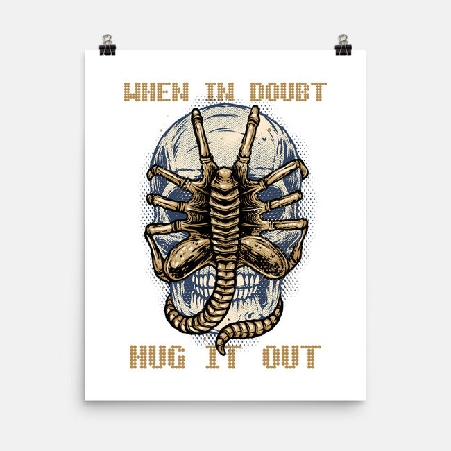 When In Doubt Hug It Out-None-Matte-Poster-glitchygorilla