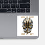 When In Doubt Hug It Out-None-Glossy-Sticker-glitchygorilla