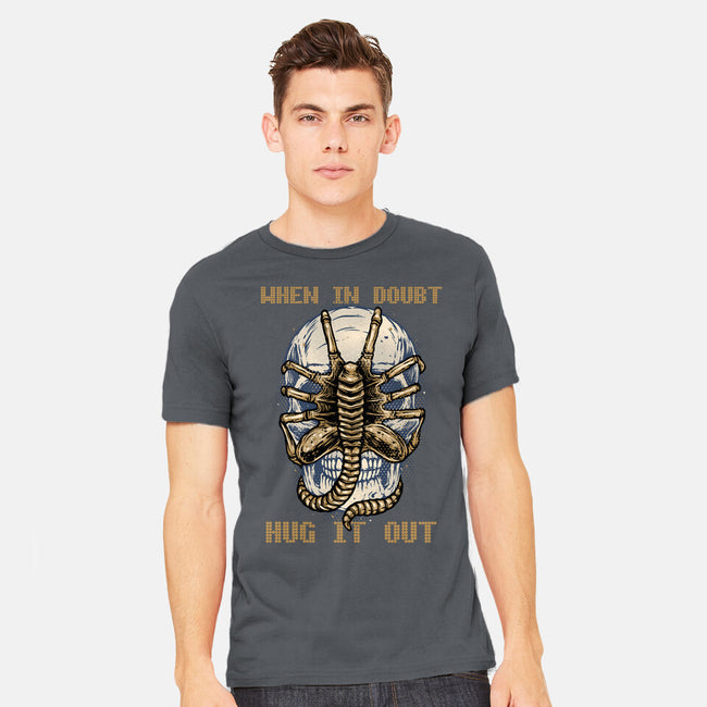 When In Doubt Hug It Out-Mens-Heavyweight-Tee-glitchygorilla