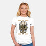 When In Doubt Hug It Out-Womens-Fitted-Tee-glitchygorilla