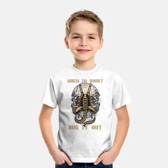 When In Doubt Hug It Out-Youth-Basic-Tee-glitchygorilla