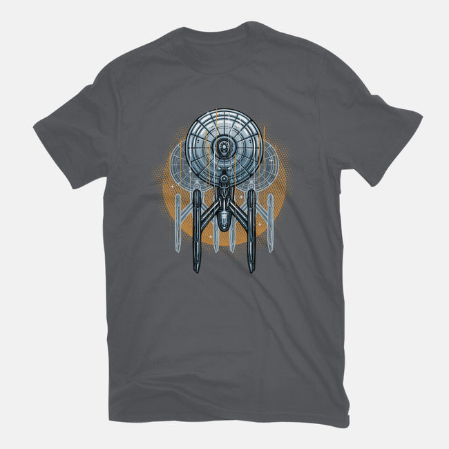 The Sun And The Enterprise-Mens-Heavyweight-Tee-glitchygorilla