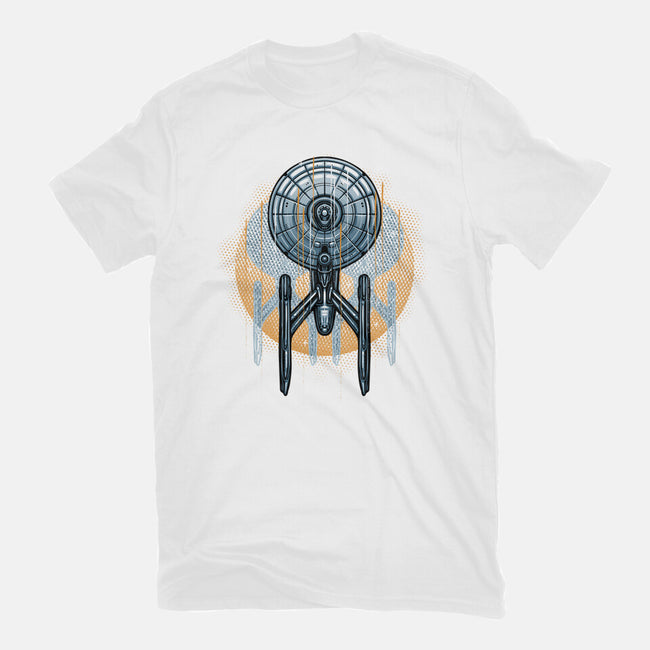 The Sun And The Enterprise-Mens-Heavyweight-Tee-glitchygorilla