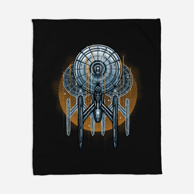The Sun And The Enterprise-None-Fleece-Blanket-glitchygorilla