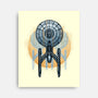 The Sun And The Enterprise-None-Stretched-Canvas-glitchygorilla