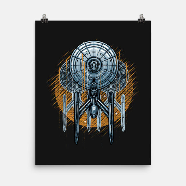 The Sun And The Enterprise-None-Matte-Poster-glitchygorilla