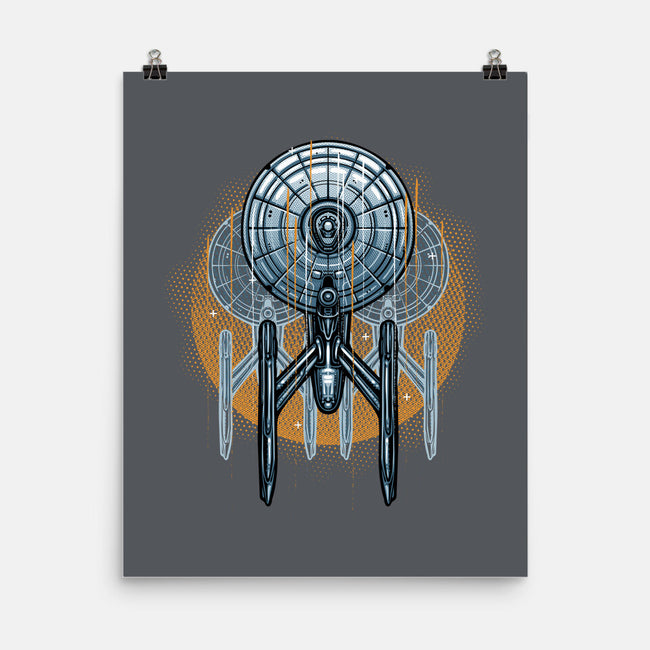 The Sun And The Enterprise-None-Matte-Poster-glitchygorilla