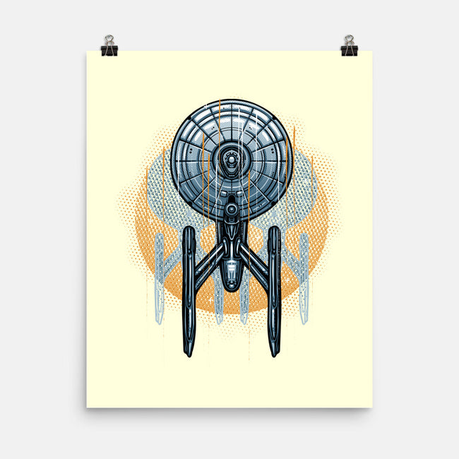 The Sun And The Enterprise-None-Matte-Poster-glitchygorilla