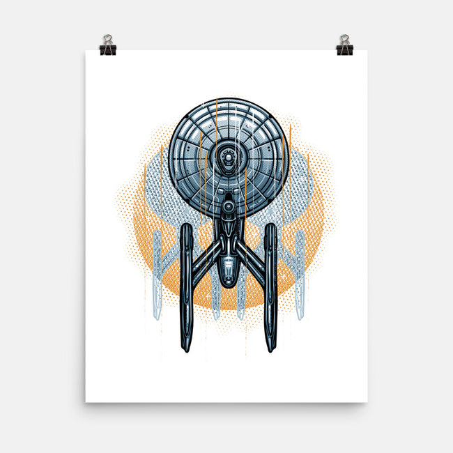 The Sun And The Enterprise-None-Matte-Poster-glitchygorilla
