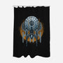 The Sun And The Enterprise-None-Polyester-Shower Curtain-glitchygorilla