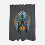 The Sun And The Enterprise-None-Polyester-Shower Curtain-glitchygorilla