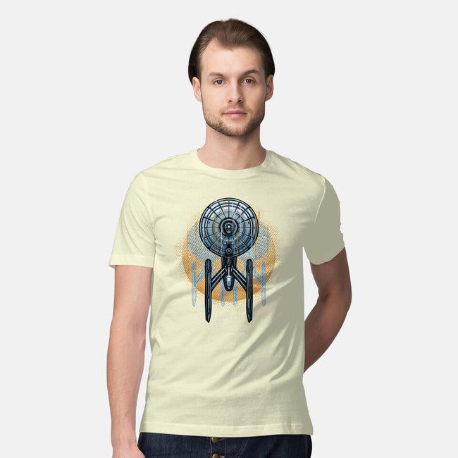 The Sun And The Enterprise-Mens-Premium-Tee-glitchygorilla