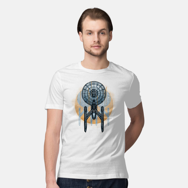 The Sun And The Enterprise-Mens-Premium-Tee-glitchygorilla