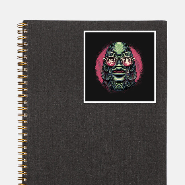 Creature Feature-None-Glossy-Sticker-glitchygorilla