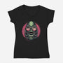 Creature Feature-Womens-V-Neck-Tee-glitchygorilla