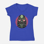 Creature Feature-Womens-V-Neck-Tee-glitchygorilla