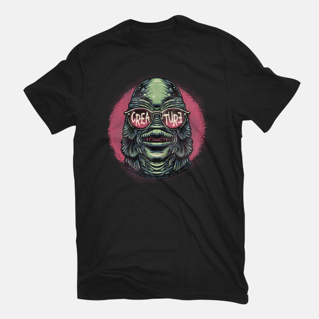 Creature Feature-Womens-Basic-Tee-glitchygorilla