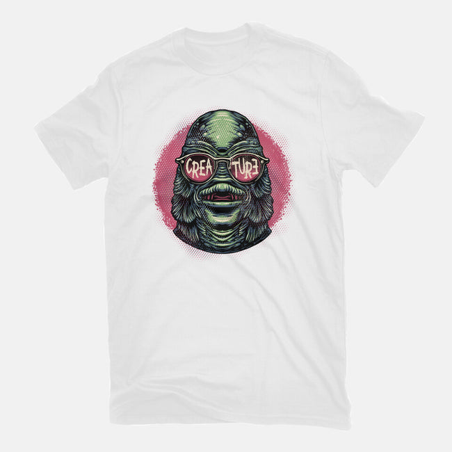 Creature Feature-Womens-Fitted-Tee-glitchygorilla