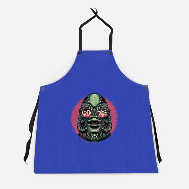 Creature Feature-Unisex-Kitchen-Apron-glitchygorilla