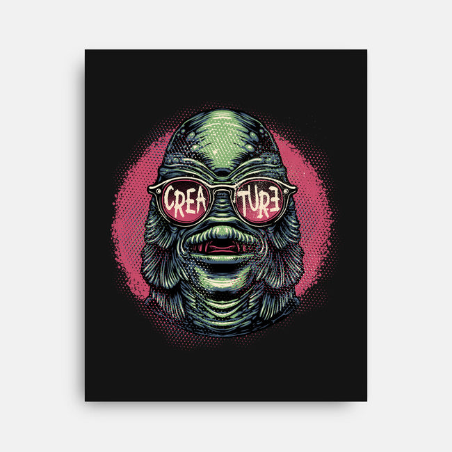 Creature Feature-None-Stretched-Canvas-glitchygorilla