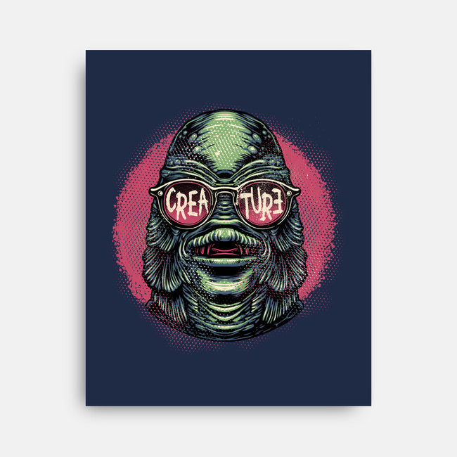 Creature Feature-None-Stretched-Canvas-glitchygorilla