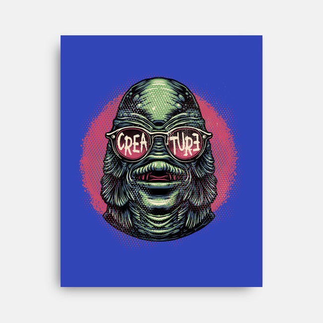 Creature Feature-None-Stretched-Canvas-glitchygorilla