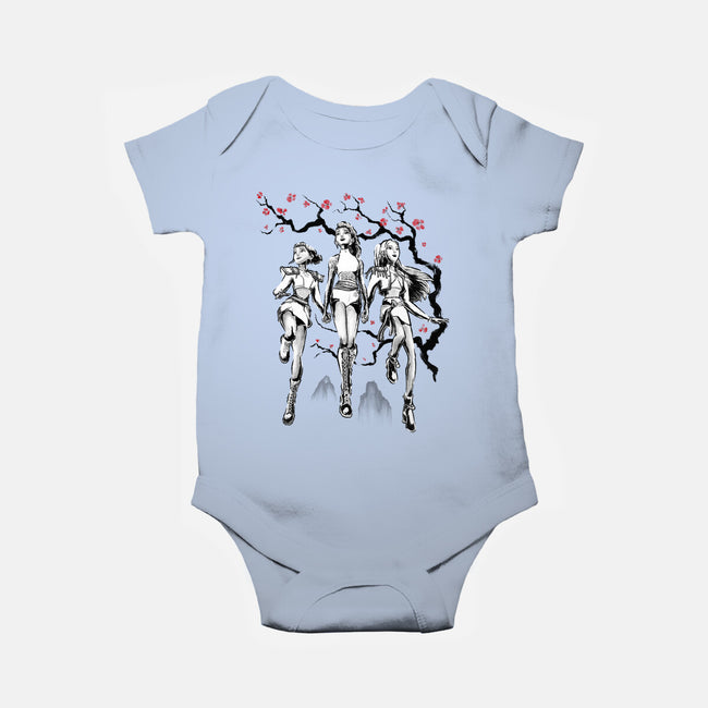Huntrix Harmony Sumi-E-Baby-Basic-Onesie-Astrobot Invention