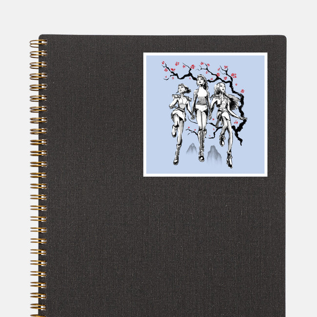 Huntrix Harmony Sumi-E-None-Glossy-Sticker-Astrobot Invention