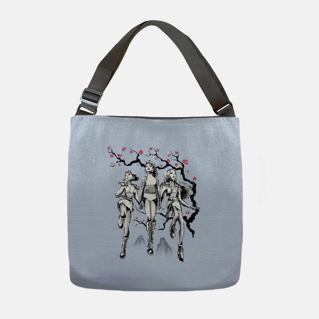 Huntrix Harmony Sumi-E-None-Adjustable Tote-Bag-Astrobot Invention