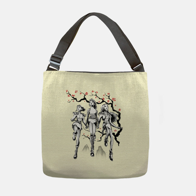 Huntrix Harmony Sumi-E-None-Adjustable Tote-Bag-Astrobot Invention