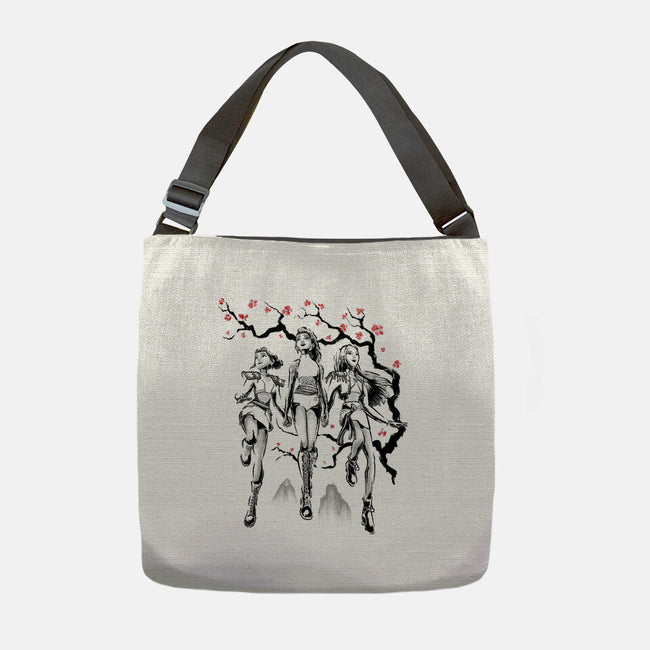 Huntrix Harmony Sumi-E-None-Adjustable Tote-Bag-Astrobot Invention
