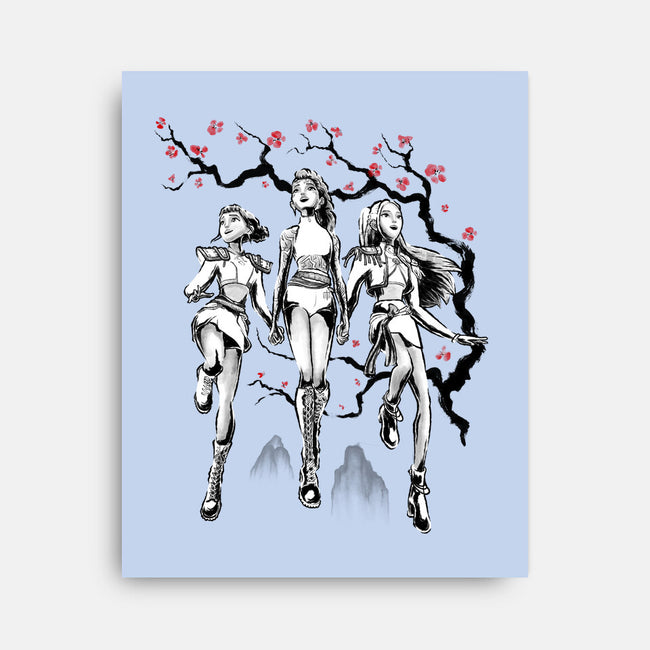 Huntrix Harmony Sumi-E-None-Stretched-Canvas-Astrobot Invention