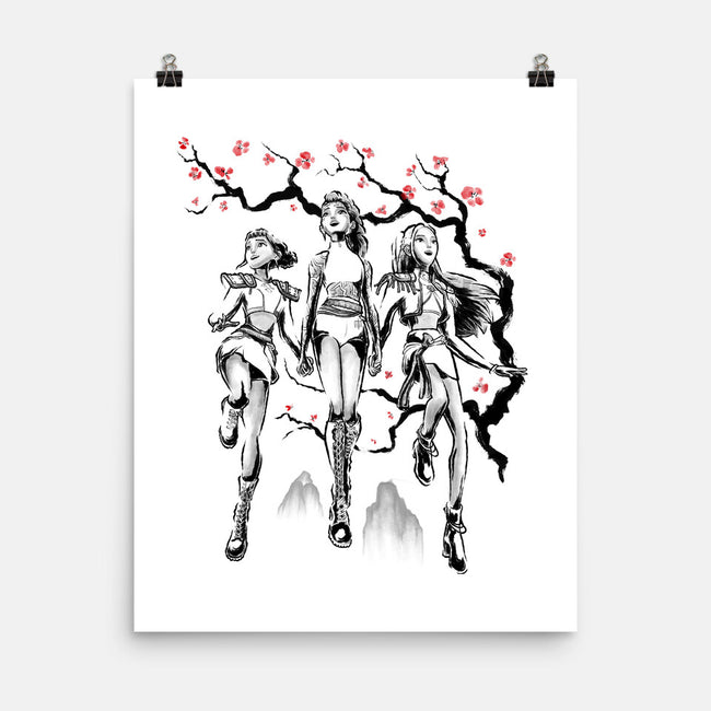 Huntrix Harmony Sumi-E-None-Matte-Poster-Astrobot Invention