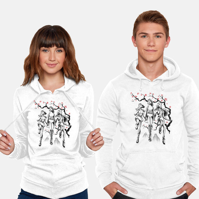 Huntrix Harmony Sumi-E-Unisex-Pullover-Sweatshirt-Astrobot Invention
