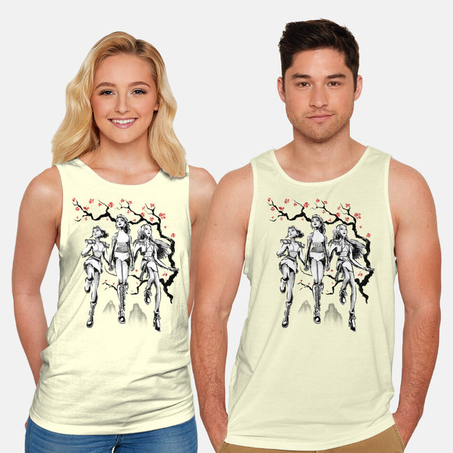 Huntrix Harmony Sumi-E-Unisex-Basic-Tank-Astrobot Invention