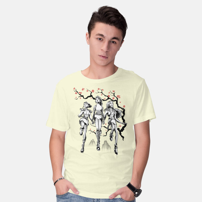 Huntrix Harmony Sumi-E-Mens-Basic-Tee-Astrobot Invention