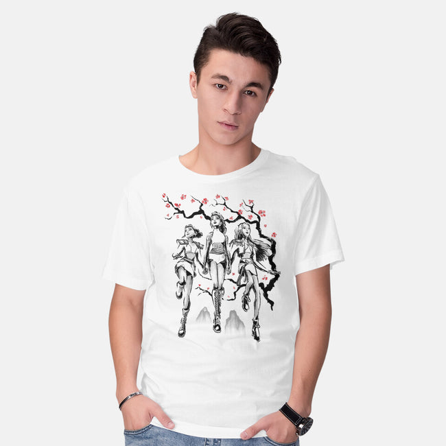 Huntrix Harmony Sumi-E-Mens-Basic-Tee-Astrobot Invention