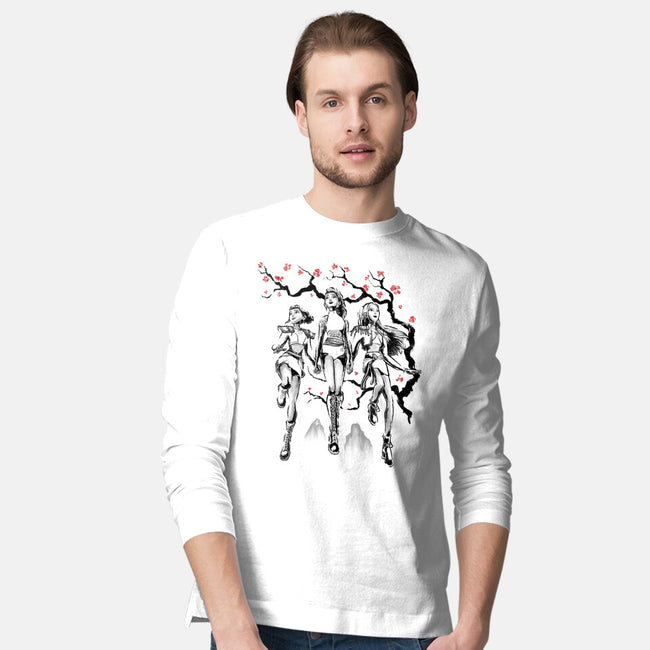 Huntrix Harmony Sumi-E-Mens-Long Sleeved-Tee-Astrobot Invention