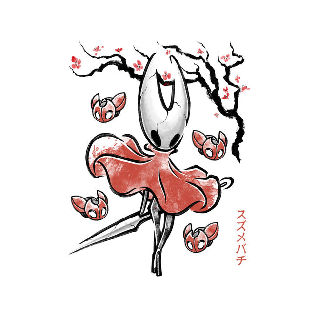 Princess Hornet Sumi-E-None-Polyester-Shower Curtain-Astrobot Invention