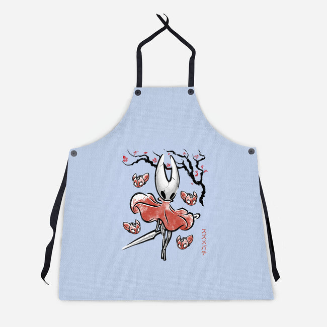 Princess Hornet Sumi-E-Unisex-Kitchen-Apron-Astrobot Invention