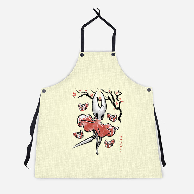 Princess Hornet Sumi-E-Unisex-Kitchen-Apron-Astrobot Invention